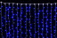 Светодиодный занавес с мерцающим диодом 2*2 м., 280 синих LED ламп, белый провод, Winner Light (b.03.6W.280+)