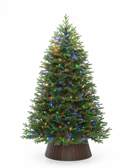 Искусственная елка Ванкувер 150 см., мульти/теплых белых Led ламп (2в1), Литая+ПВХ, ЕлкиТорг (174150) оптом