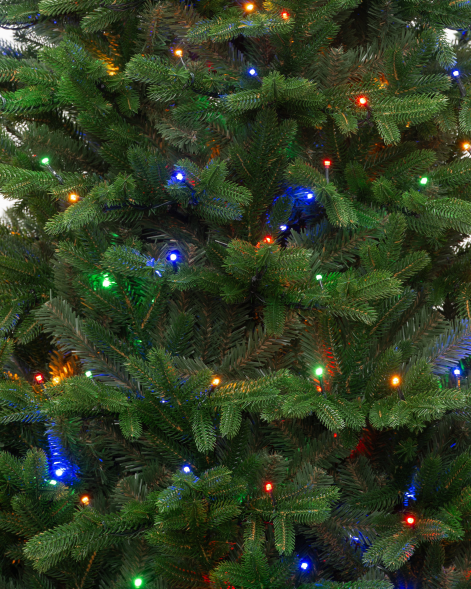 Искусственная елка Ванкувер 150 см., мульти/теплых белых Led ламп (2в1), Литая+ПВХ, ЕлкиТорг (174150) оптом