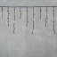 Светодиодная бахрома с колпачком 3,1*0,5 м., 120 желтых LED ламп, каучуковый черный провод, LTC (LL120-1-2Y)