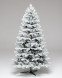 Искусственная елка Пермская заснеженная 120 см., Литая хвоя+ПВХ, ЕлкиТорг (274120)
