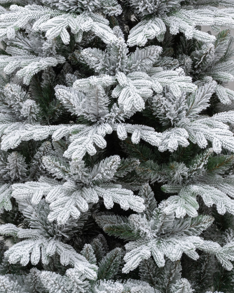 Искусственная елка Пермская заснеженная 120 см., Литая хвоя+ПВХ, ЕлкиТорг (274120)