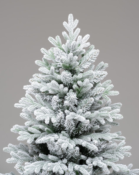 Искусственная елка Пермская заснеженная 120 см., Литая хвоя+ПВХ, ЕлкиТорг (274120)