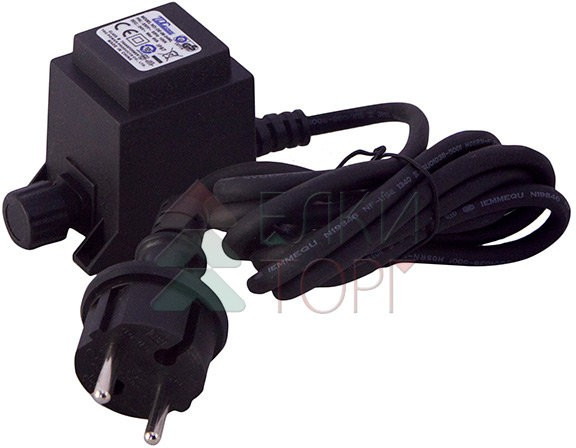 Трансформатор 10W., для гирлянд 24V, подключение до 200 ламп, Beauty Led (05-063) 