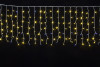 Светодиодный занавес с мерцающим диодом 5*0.7 м., 350 теплых белых LED ламп, белый провод, Winner Light (ww.03.6W.350+)