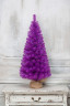 Искусственная елка Искристая фиолетовая 45 см., мягкая хвоя ПВХ, ЕлкиТорг (154045)