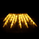 Светодиодные сосульки 40 теплых белых LED ламп, 2 м., 24В, прозрачный провод, Vegas (55036) 