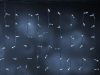 Светодиодный занавес 400 холодных белых LED ламп, 2*2 м., статика, прозрачный провод ПВХ, Teamprof (TPF-C2*2-CT/W)
