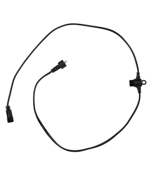 Комплект подключения с 1 коннектором 24V., 1м., провод черный ПВХ, Beauty led (SLL1-11-1) 