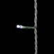 Светодиодная гирлянда с возможностью динамики 20 м., 200 холодных белых LED ламп, 24V., прозрачный силиконовый провод, IP65, Beauty Led (EST200-3W10-1W) 