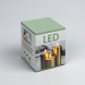  Светодиодная свеча бежевая 6×8×6 см., пластик, батарейки АААх2, Luazon Lighting (9907598) 