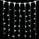 Светодиодный занавес 1*6 м., 600 белых LED ламп, прозрачный провод ПВХ, LTC (PCL601-10-2W) 