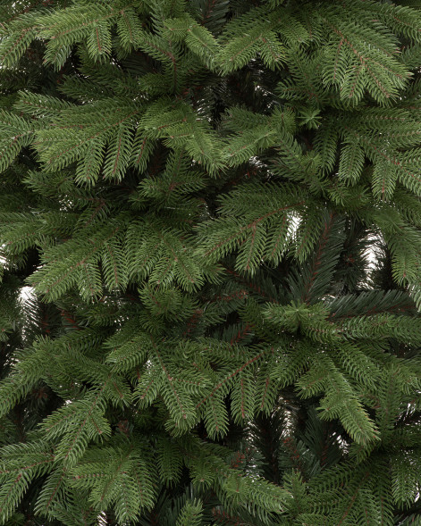 Искусственная елка пристенно-угловая Графская Премиум 210 см., Литая хвоя+ПВХ, ЕлкиТорг (69210) оптом