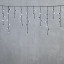  Светодиодная бахрома с колпачком 3,1*0,5 м., 120 холодных белых LED ламп, черный провод ПВХ, IP65, LTC (PIL120CAP-11-2W) 