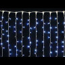 Светодиодный занавес с мерцающим диодом 2*3 м., 420 холодных белых LED ламп, белый провод, Winner Light (w.03.6W.420+) 