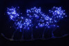 Гирлянда на дерево 5*20 м., 220V, 665 синих LED ламп, черный каучук, Winner Light (b.07.7B.665*5+)