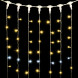 Светодиодный мерцающий занавес 1*6 м, 220V., 600 шампань LED ламп, прозрачный ПВХ, Beauty Led (PCL601BLW-10-2CH) 