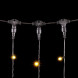 Светодиодный занавес 1*6 м, 220V., 600 шампань LED ламп, черный ПВХ, Beauty Led (PCL601CAP-11-2CH) 