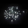 Светодиодная нить 7 м., 220V, 100 холодных белых LED ламп, контроллер, черный провод, Winner Light (w.01.5B.100-) 