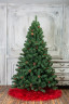 Искусственная елка Новогодняя сказка с шишками и ягодами 240 см., мягкая хвоя, ЕлкиТорг (15240)