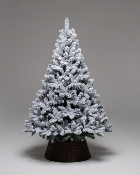 Искусственная елка Эверест заснеженная 350 см., мягкая хвоя, ЕлкиТорг (132350)  оптом