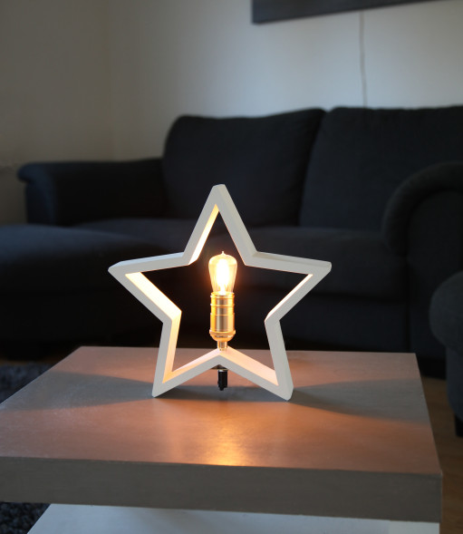 Светильник декоративный Звезда LYSEKIL 29х30 см., белый, Star Trading (257-31) 
