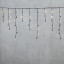  Светодиодная бахрома с колпачком 3,1*0,5 м., 120 теплых белых LED ламп, мерцание, черный провод ПВХ, IP65, LTC (PIL120BLWCAP-11-2WW)