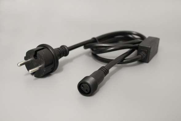 Блок питания универсальный 4А, 1.5 м., черный провод, Teamprof (TPF-220AC/DC-4AU-B) 
