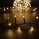 Светодиодная нить Snake Light 2000 теплых ламп, 40 м., 24В, 8 режимов, зеленый провод, для елки 260-300 см., Christmas DeLuxe (85745) 