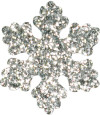 Снежинка из пенофлекса Облачко 200 мм., серебро, ПромЕлка (CO-200SILVER)