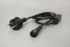 Блок питания универсальный 2А, 1.5 м., черный провод, Teamprof (TPF-220AC/DC-2AU-B)