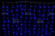 Занавес с мерцающим диодом 3*2 м., 220V, 360 синих LED ламп, соединяемый, прозрачный провод, Winner Light (B.03.5T.360+) 