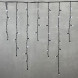 Светодиодная бахрома с колпачком 3,2*0,9 м., 168 белых LED ламп, каучуковый черный провод, LTC (LL168-1-2W) 