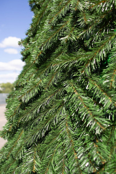 Уличная елка Русская зеленая 25 м., каркасная, ПВХ, Green Trees (GT25RUSPVC) 