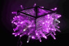 Светодиодная нить 100 фиолетовых LED ламп, 10 м., 24В, мерцание, прозрачный провод ПВХ, Teamprof (TPF-S10CF-24V-CT/V)