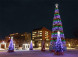 Уличная светодинамическая елка Евро-2 зеленая 23 м., каркасная, ПВХ, Green Trees (GT23EVPVCLED) 