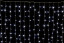 Занавес с мерцающим диодом 3*3 м., 220V, 480 холодных белых LED ламп, соединяемый, прозрачный провод, Winner (w.03.5T.480.F+)