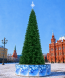 Уличная ствольная елка Альпийская Люкс 9 м., ПВХ, зеленая, ЕлкиТорг (278900) 