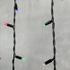 Светодиодная бахрома с колпачком 3,2*0,9 м., 168 разноцветных LED ламп, каучуковый черный провод, LTC (LL168-1-2M) 