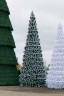 Уличная сосна Евро-2 зеленая c белыми кончиками 19 м., каркасная, Леска, Green Trees (GT19EVLESWK)