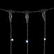Светодиодный занавес с колпачком 1*9 м., 900 белых LED ламп, каучуковый черный провод, IP65, Beauty Led (LL901-1-2W) 