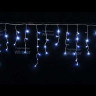 Светодиодная мерцающая бахрома 3*0.8 м., 220V, 100 холодных белых LED ламп, прозрачный силикон, Winner (w.02.5T.100+) 