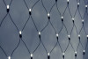 Светодиодная сеть 388 холодных белых LED ламп, 2*3 м., статика, черный провод ПВХ, Teamprof (TPF-N2*3-B/W)