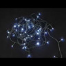 Светодиодная нить 6 м., 220V, 60 холодных белых LED ламп, контроллер, черный провод, Winner Light (w.01.5B.60-) 