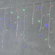 Светодиодная бахрома 3,1*0,5 м., 150 разноцветных LED ламп, прозрачный провод ПВХ, LTC (PIL150-10-2M) 