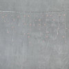 Светодиодная бахрома 3,1*0,5 м., 150 красных LED ламп, прозрачный провод ПВХ, LTC (PIL150-10-2R)