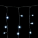 Светодиодная бахрома с колпачком 3,2*0,9 м., 168 белых LED ламп, мерцание, каучуковый черный провод, LTC (LL168BLW-1-2W) 