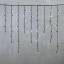 Светодиодная бахрома с колпачком 3,2*0,9 м., 168 белых LED ламп, мерцание, каучуковый черный провод, LTC (LL168BLW-1-2W)