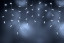 Светодиодная бахрома 108 холодных белых LED ламп, 3*0.6 м., 220В, мерцание, белый провод ПВХ, Teamprof (TPF-i3*0.6F-CW/W)