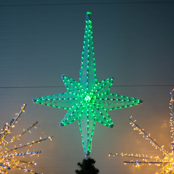 Макушка Роза Ветров RGB 150 см. для елей высотой от 10 до 20 м., Green Trees (roz-150rgb) 